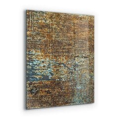 Apsauga nuo purslų stiklo plokštė Sena metalo tekstūra, 60x80 cm, įvairių spalvų цена и информация | Комплектующие для кухонной мебели | pigu.lt