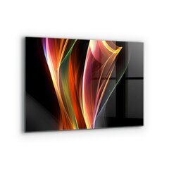 Apsauga nuo purslų stiklo plokštė Energijos bangų abstrakcija, 80x60 cm, įvairių spalvų kaina ir informacija | Virtuvės baldų priedai | pigu.lt