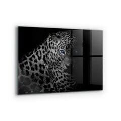 Apsauga nuo purslų stiklo plokštė Tamsioji pantera laukinė katė, 80x60 cm, įvairių spalvų kaina ir informacija | Virtuvės baldų priedai | pigu.lt