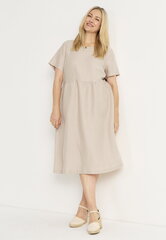 Cellbes moteriška suknelė LO, šviesiai smėlio spalvos цена и информация | Платья | pigu.lt