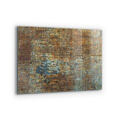 Apsauga nuo purslų stiklo plokštė Sena metalo tekstūra, 80x60 cm, įvairių spalvų цена и информация | Комплектующие для кухонной мебели | pigu.lt