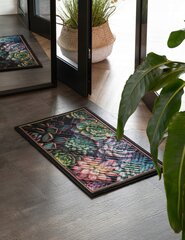 E-floor kilimėlis Limos lotoso sukulentai 45x75cm цена и информация | Придверные коврики | pigu.lt
