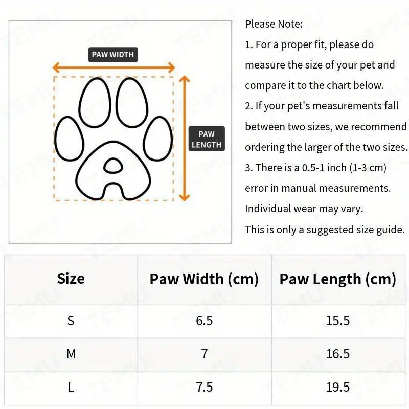 Vandeniui atsparios kojinės šunims L, 4 vnt. kaina ir informacija | Drabužiai šunims | pigu.lt