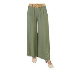 Брюки женские, зеленые цена и информация | Женские брюки | pigu.lt