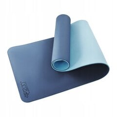 Fitneso ir jogos kilimėlis, 180 x 60 cm, mėlynas kaina ir informacija | Kilimėliai sportui | pigu.lt