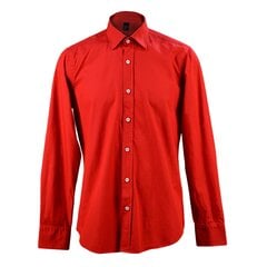 Marškiniai vyrams Briatore BR-12018, raudoni цена и информация | Мужские рубашки | pigu.lt