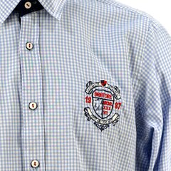 Marškiniai vyrams Briatore BR-12017, mėlyni цена и информация | Мужские рубашки | pigu.lt