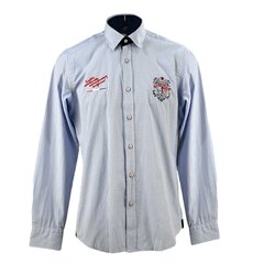 Marškiniai vyrams Briatore BR-12017, mėlyni цена и информация | Мужские рубашки | pigu.lt