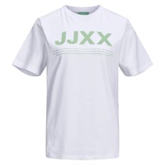 Marškinėliai moterims Jjxx 12206974, balti цена и информация | Женские футболки | pigu.lt