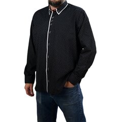 Marškiniai vyrams Briatore BR-12001, juodi цена и информация | Мужские рубашки | pigu.lt