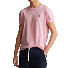 Polo Rаlph Lаuren marškinėliai vyrams 710671438145, rožiniai цена и информация | Мужские футболки | pigu.lt