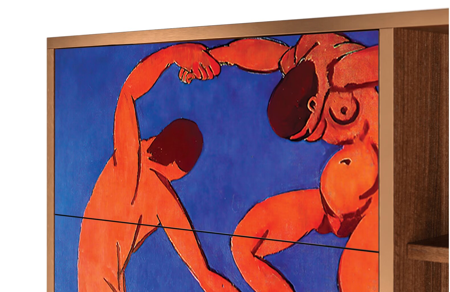 Indauja BS2 The Dance By Henri Matisse L 125 cm, riešutas kaina ir informacija | Komodos | pigu.lt