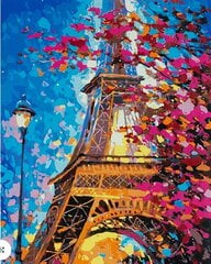 Deimantinė mozaika Eifelio bokštas, 30X40 cm kaina ir informacija | Deimantinės mozaikos | pigu.lt