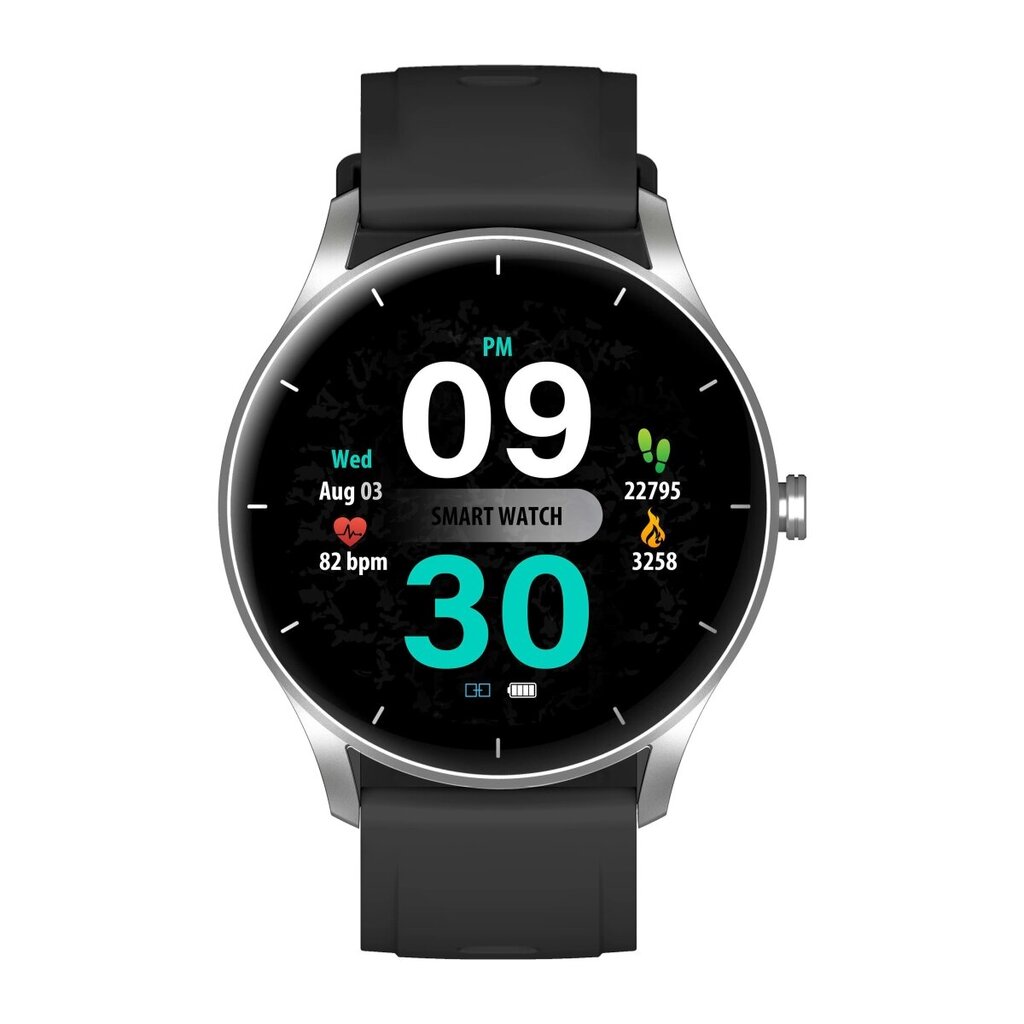 Gravity GT2-6 Black цена и информация | Išmanieji laikrodžiai (smartwatch) | pigu.lt