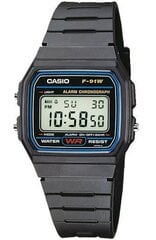 Zegarek Męski CASIO F-91W-1DG kaina ir informacija | Vyriški laikrodžiai | pigu.lt