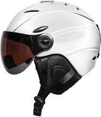 Slidinėjimo šalmas su akiniais EnzoDate, baltas цена и информация | Горнолыжные шлемы | pigu.lt