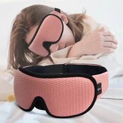 3D Розовая маска для сна цена и информация | Женские пижамы, ночнушки | pigu.lt