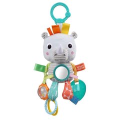 Vežimėlio žaislas Bright Starts Playful Pals Rhino kaina ir informacija | Žaislai kūdikiams | pigu.lt