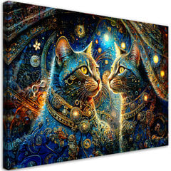 Tapyba pagal skaičius 40x50cm.  - Maaleo cats 22781 цена и информация | Репродукции, картины | pigu.lt