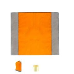 Пляжное одеяло Tech Zone, 200 x 140 см, оранжевый и серый цена и информация | Туристические матрасы и коврики | pigu.lt