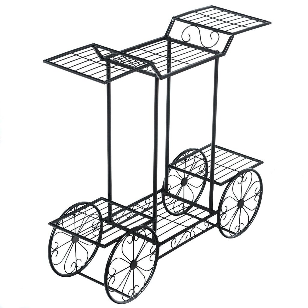 Stovas gėlėms Costway, 80.5 x 25 x 75cm kaina ir informacija | Gėlių stovai, vazonų laikikliai | pigu.lt