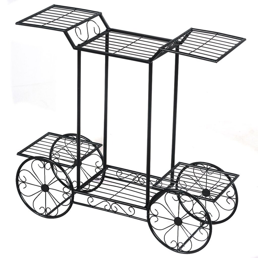 Stovas gėlėms Costway, 80.5 x 25 x 75cm kaina ir informacija | Gėlių stovai, vazonų laikikliai | pigu.lt