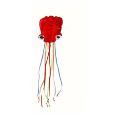 Воздушный змей Tech Zone Octopus Kite, красный цена и информация | Игрушки для песка, воды, пляжа | pigu.lt