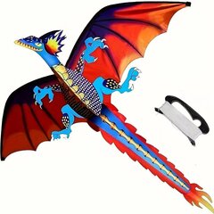 Воздушный змей Tech Zone Дракон, красный цена и информация | Игрушки для песка, воды, пляжа | pigu.lt