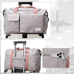 Kelioninis krepšys Ayuebo, 35 L, rožinis цена и информация | Рюкзаки и сумки | pigu.lt