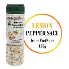 Лимонно-перцовая соль, DH Foods, 120г цена и информация | Специи, наборы специй | pigu.lt
