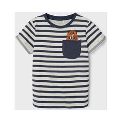 Детская футболка Name It 13213252*03, тёмно-синяя, 5715320964929 цена и информация | Рубашки для мальчиков | pigu.lt