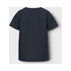 Детская футболка Name It 13213252*03, тёмно-синяя, 5715320964929 цена и информация | Рубашка для мальчиков | pigu.lt