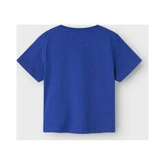 Marškinėliai berniukams Name It, mėlyni kaina ir informacija | Marškinėliai berniukams | pigu.lt