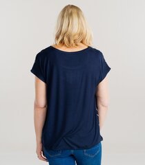 Zabaione женская футболка DAKOTA TS*P4011, тёмно-синий /бежевый 4067218735601 цена и информация | Женские футболки | pigu.lt