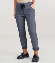 Texpak женские брюки 351494 02, серый/черный 351494*02-XS/S цена и информация | Женские брюки | pigu.lt