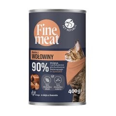 PetRepublic Fine Meat для взрослых кошек всех пород с говядиной, 400 г. цена и информация | Консервы для кошек | pigu.lt