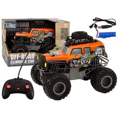 Nuotoliniu būdu valdomas automobilis Off-Road RC Remote Control Car 1:16 Orange цена и информация | Игрушки для мальчиков | pigu.lt