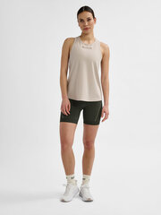 Hummel marškinėliai moterims, smėlio spalvos kaina ir informacija | Sportinė apranga moterims | pigu.lt