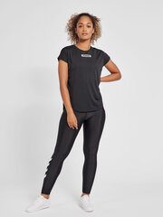 Hummel marškinėliai moterims, pilki kaina ir informacija | Sportinė apranga moterims | pigu.lt