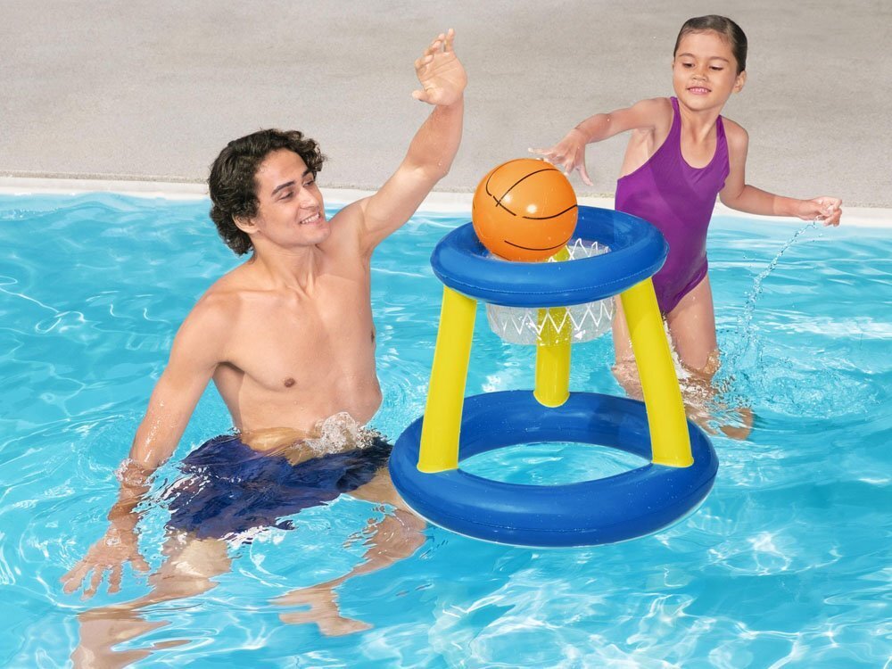 Pripučiamas vandens krepšinio rinkinys Bestway kaina ir informacija | Vandens, smėlio ir paplūdimio žaislai | pigu.lt