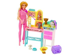 Lėlės su veterinarijos rinkiniu Lean Toys kaina ir informacija | Žaislai mergaitėms | pigu.lt