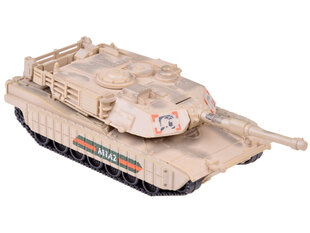 Konstruktorius Tankas M1A2, rudas kaina ir informacija | Konstruktoriai ir kaladėlės | pigu.lt