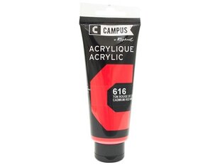 Akriliniai dažai Raphael Campus 616 Cadmium Red Medium Hue, 100 ml kaina ir informacija | Piešimo, tapybos, lipdymo reikmenys | pigu.lt