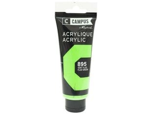 Akriliniai dažai Raphael Campus 895 Fluo Green, 100 ml kaina ir informacija | Piešimo, tapybos, lipdymo reikmenys | pigu.lt