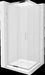 Товар с повреждённой упаковкой. Dušo kabina Mexen Rio F su padėklu ir sifonu, Chrome+White/Chrome, matinė, 80 x 80 cm цена и информация | Товары для сантехники с поврежденной упаковкой | pigu.lt