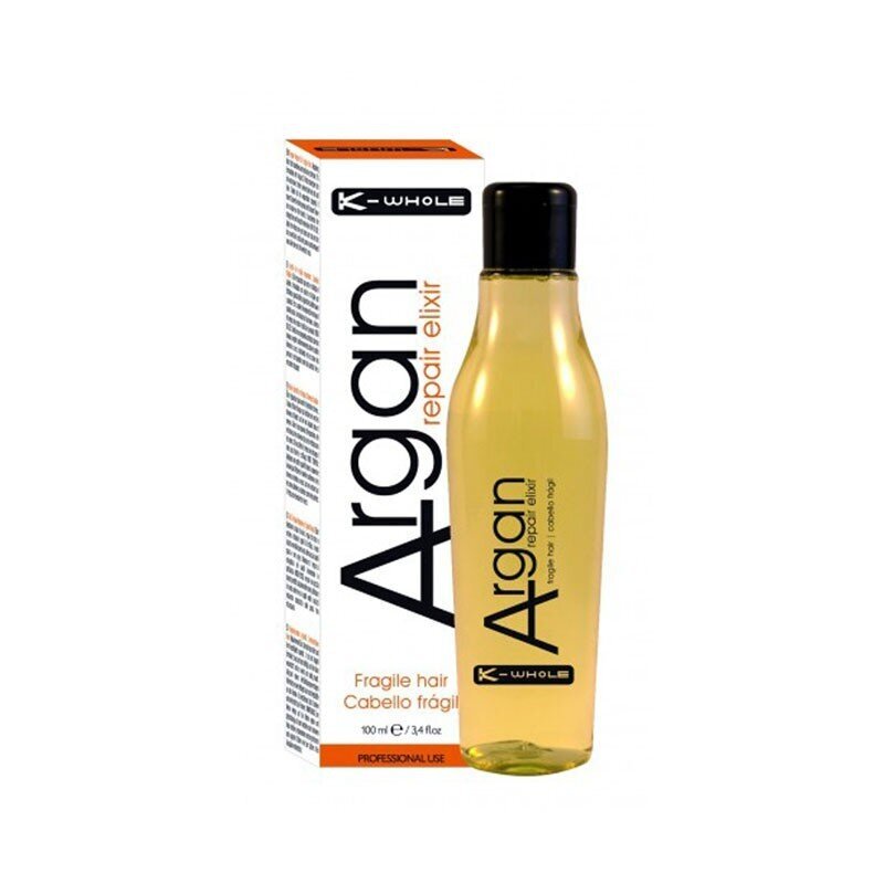 Argano aliejus plaukams K Whole Argan Repair Elixir, 100 ml kaina ir informacija | Priemonės plaukų stiprinimui | pigu.lt