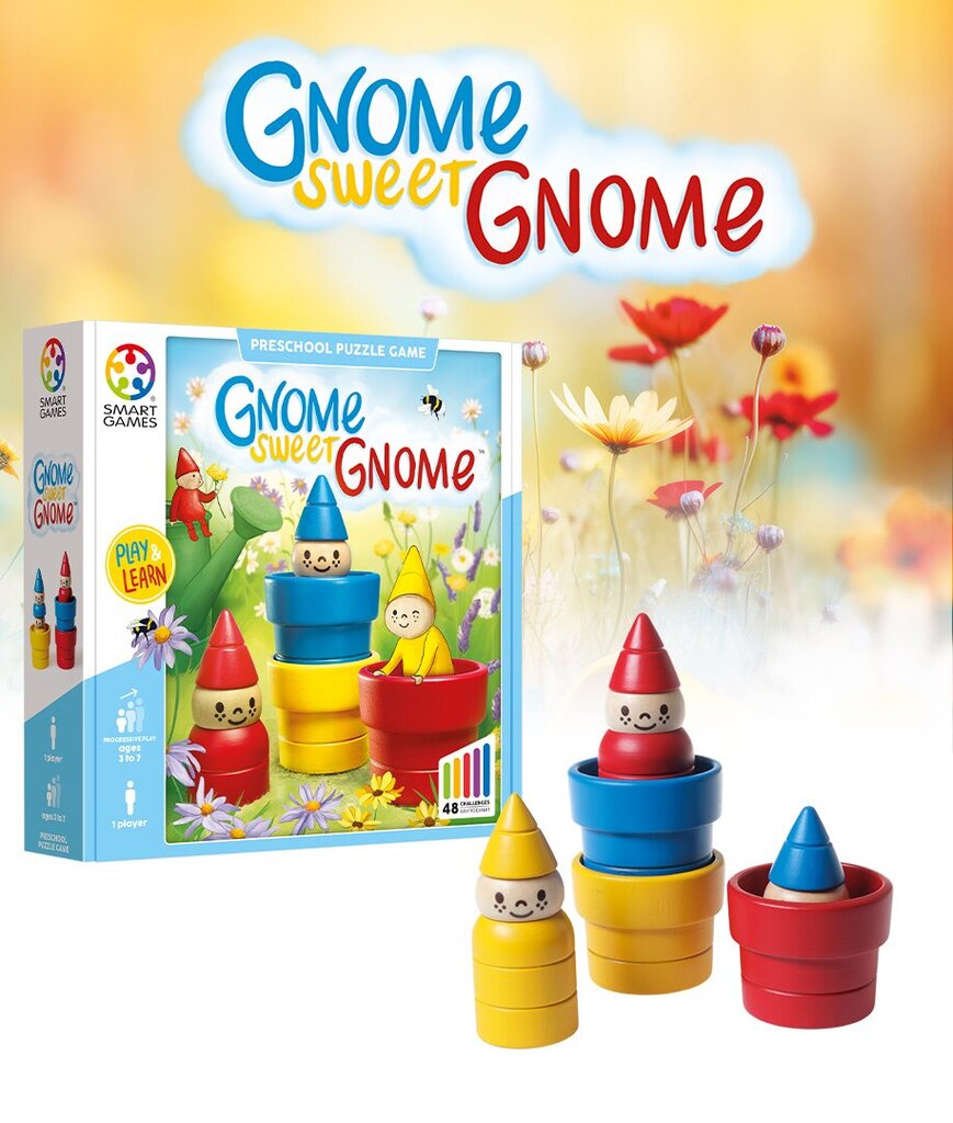 Edukacinis žaidimas Gnome Sweet Gnome Smart Games цена и информация | Žaislai kūdikiams | pigu.lt