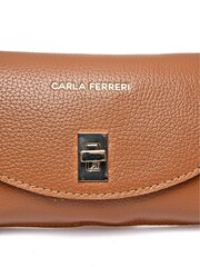 Carla Ferreri SS24 CF 1895T COGNAC кожаная сумка цена и информация | Женская сумка Bugatti | pigu.lt