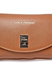 Carla Ferreri SS24 CF 1895T COGNAC кожаная сумка цена и информация | Женские сумки | pigu.lt