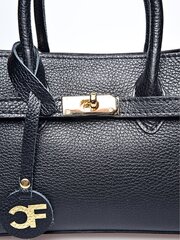 Carla Ferreri SS24 CF 1910 NERO кожаная сумка цена и информация | Женские сумки | pigu.lt